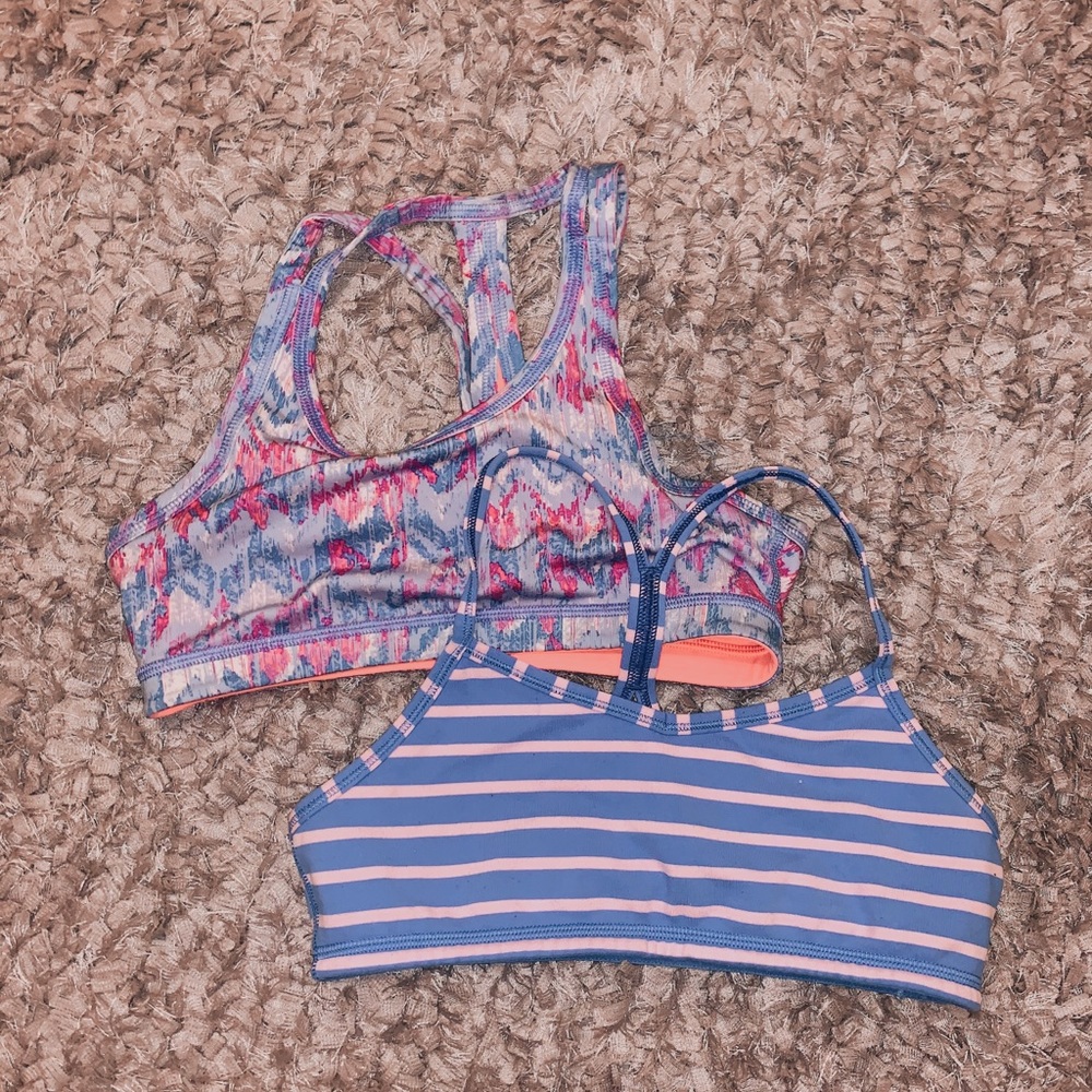 Lot (2) ivivva by Lululemon sport bras